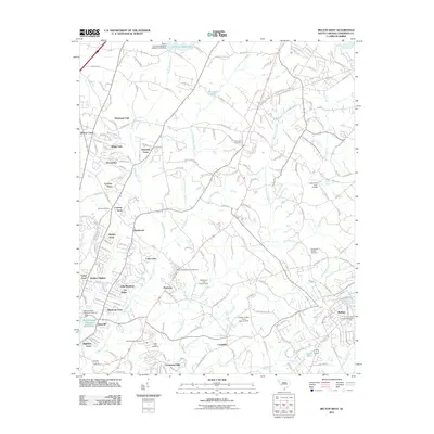 2011 Map of Belton West, 2011 Print
