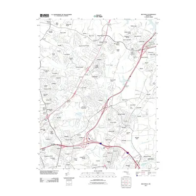 2011 Map of Beltsville, 2011 Print