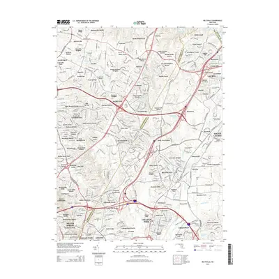 2014 Map of Beltsville, 2014 Print
