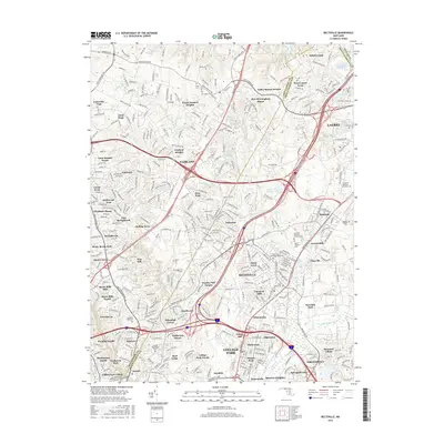 2016 Map of Beltsville, 2016 Print