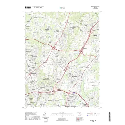 2019 Map of Beltsville, 2019 Print