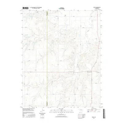 2016 Map of Belva, 2016 Print