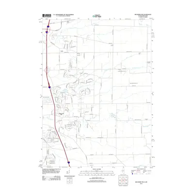 2012 Map of Belvidere NW, 2012 Print