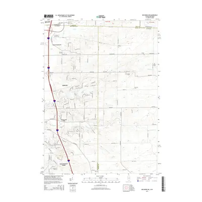 2015 Map of Belvidere NW, 2015 Print