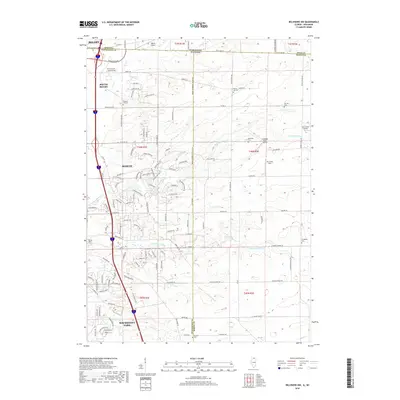 2018 Map of Belvidere NW, 2018 Print