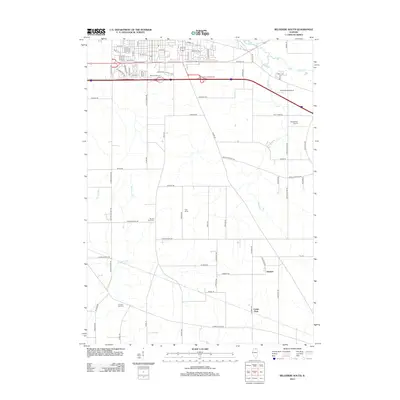 2012 Map of Belvidere South, 2012 Print