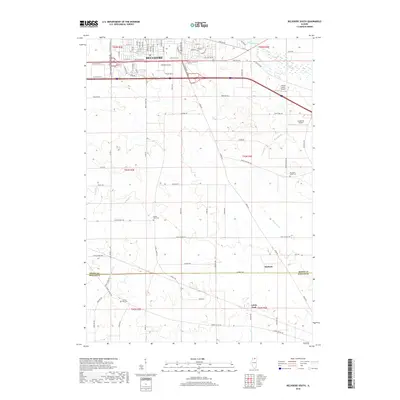 2018 Map of Belvidere South, 2018 Print