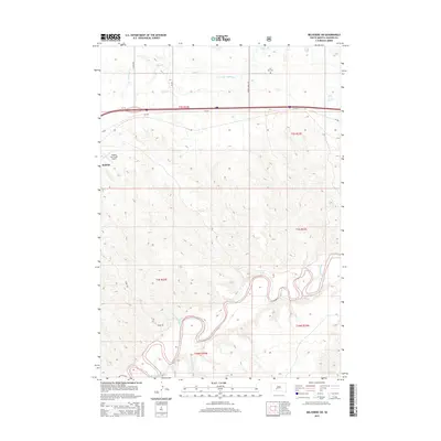 2015 Map of Belvidere SW, 2015 Print