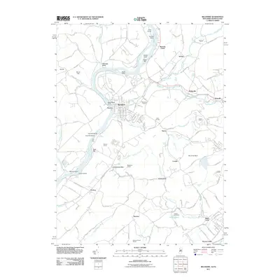 2011 Map of Belvidere, 2011 Print