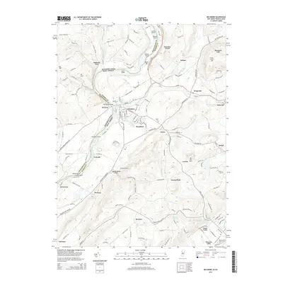 2014 Map of Belvidere, 2014 Print
