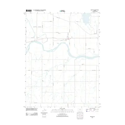 2012 Map of Belvue, 2012 Print