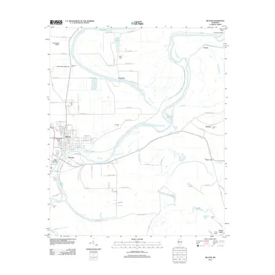 2012 Map of Belzoni, 2012 Print