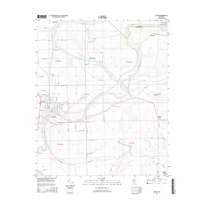2015 Map of Belzoni, 2015 Print