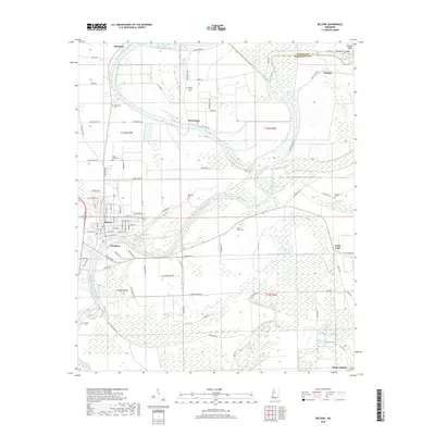 2018 Map of Belzoni, 2018 Print