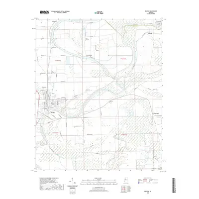 2020 Map of Belzoni, 2020 Print