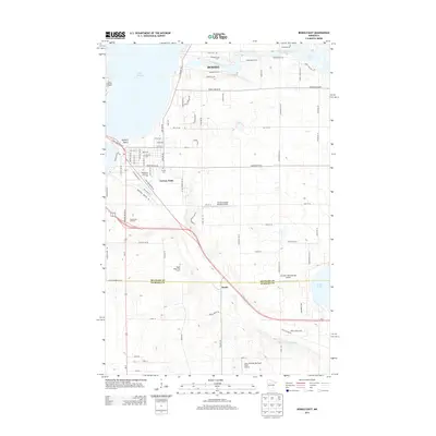2013 Map of Bemidji East, 2013 Print