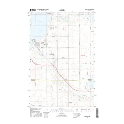 2016 Map of Bemidji East, 2016 Print