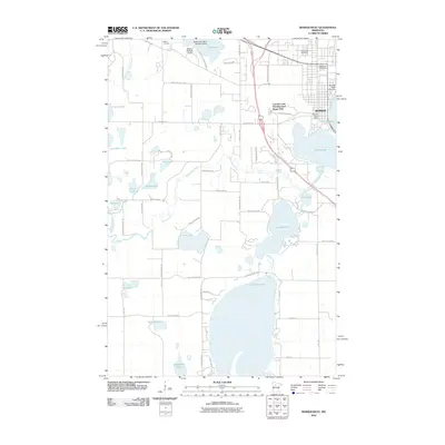 2010 Map of Bemidji West, 2010 Print