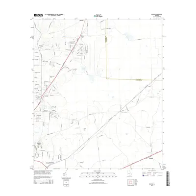 2014 Map of Bemiss, 2014 Print