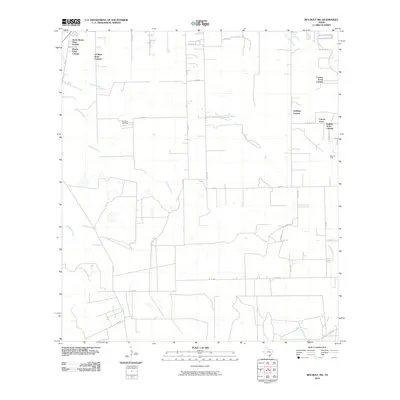 2010 Map of Ben Bolt NW, 2010 Print