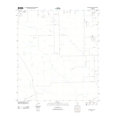 2013 Map of Ben Bolt NW, 2013 Print