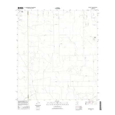 2016 Map of Ben Bolt NW, 2016 Print
