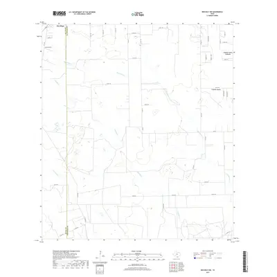 2019 Map of Ben Bolt NW, 2019 Print