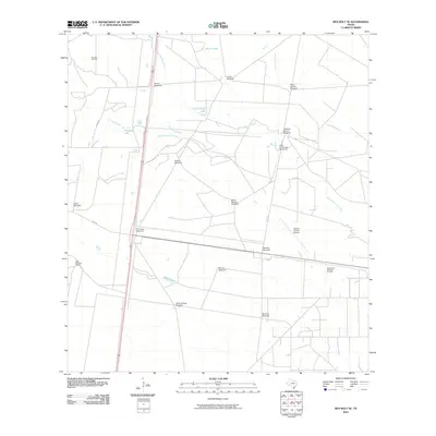 2010 Map of Ben Bolt SE, 2010 Print