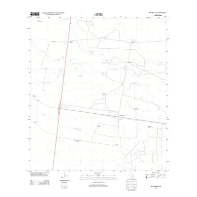 2013 Map of Ben Bolt SE, 2013 Print