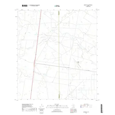 2019 Map of Ben Bolt SE, 2019 Print