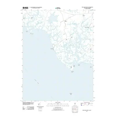 2011 Map of Ben Davis Point, 2011 Print