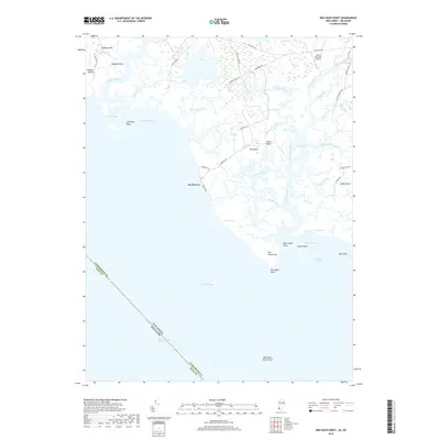 2019 Map of Ben Davis Point, 2019 Print