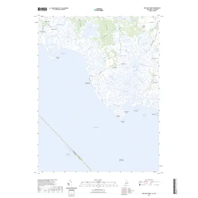 2023 Map of Ben Davis Point, 2023 Print