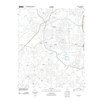 2011 Map of Ben Hill, 2011 Print