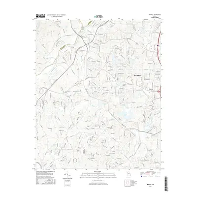 2017 Map of Ben Hill, 2017 Print