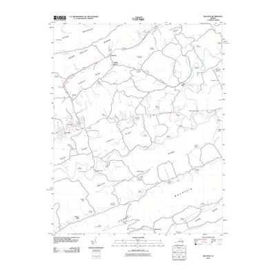 2010 Map of Ben Hur, 2010 Print