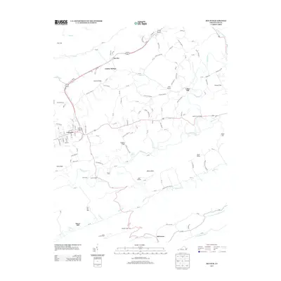 2013 Map of Ben Hur, 2013 Print