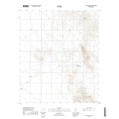 2018 Map of Ben Nevis Mountain, 2018 Print