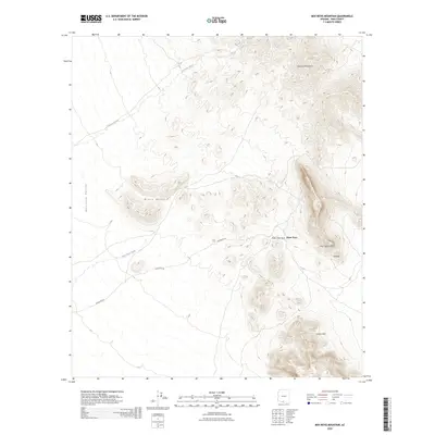 2026 Map of Ben Nevis Mountain, 2026 Print