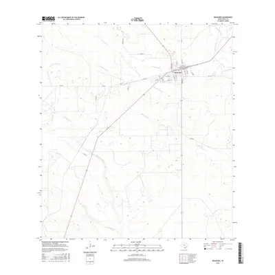2016 Map of Benavides, 2016 Print