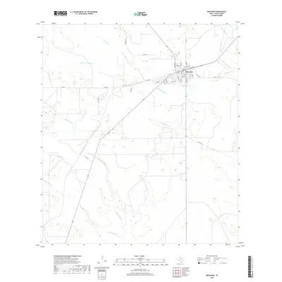 2019 Map of Benavides, 2019 Print