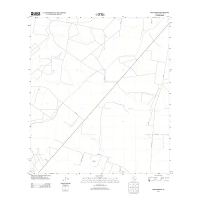 2013 Map of Benavides NE, 2013 Print