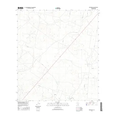 2016 Map of Benavides NE, 2016 Print