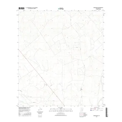 2016 Map of Benavides NW, 2016 Print