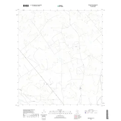 2019 Map of Benavides NW, 2019 Print
