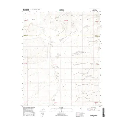 2017 Map of Benavidez Ranch, 2017 Print