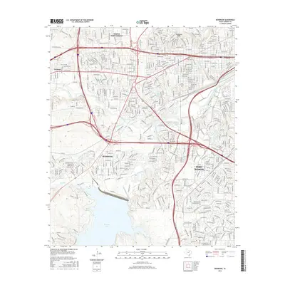2016 Map of Benbrook, 2016 Print