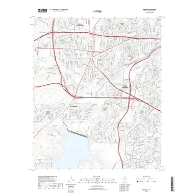 2019 Map of Benbrook, 2019 Print