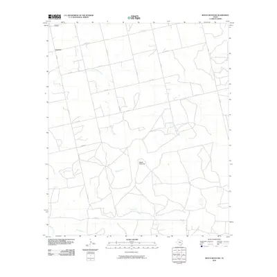 2010 Map of Bench Mountain, 2010 Print