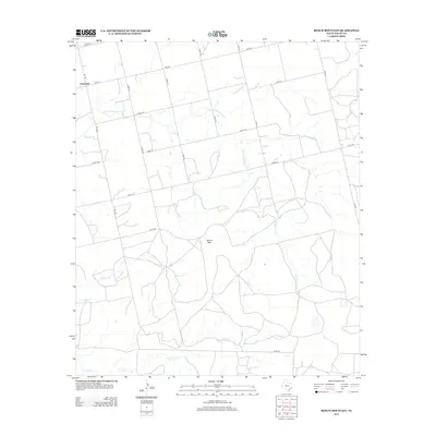 2012 Map of Bench Mountain, 2012 Print